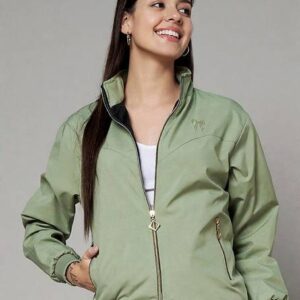 eWools Women Solid Casual Jacket